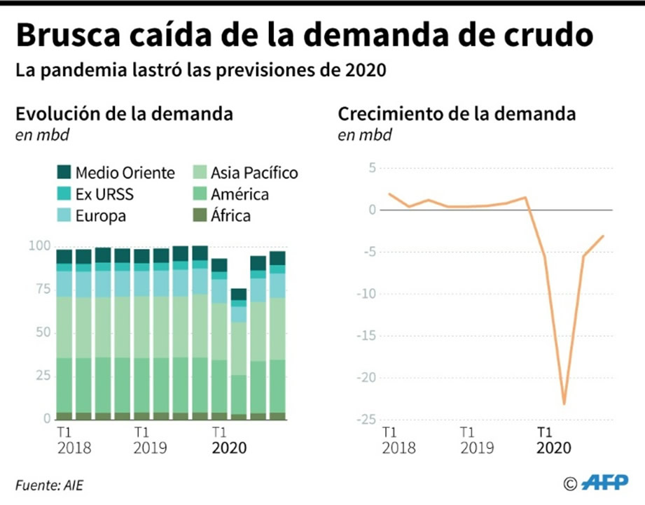 brusca caida de la demanda del bruto