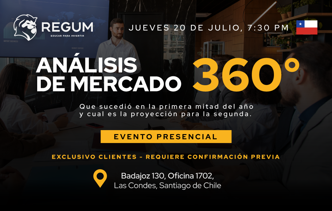 Evento Presencial 360° - Análisis de Mercado - exclusivo clientes Chile