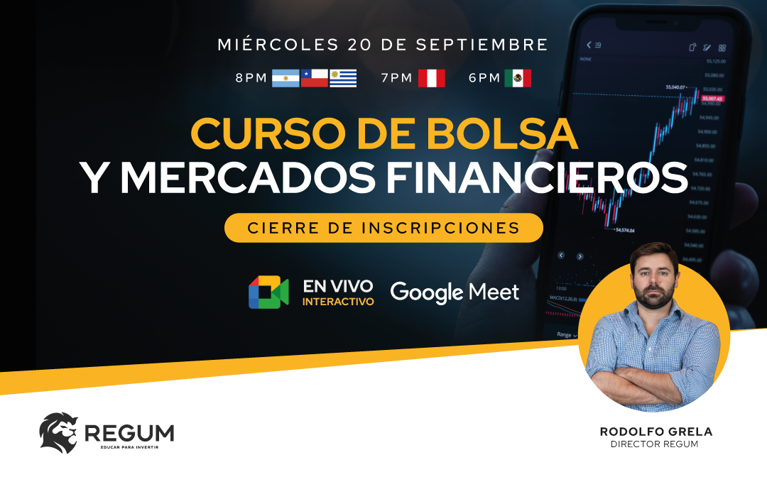 Charla en Vivo Online - Cierre de Inscripciones - Curso de Bolsa y Mercados Financieros